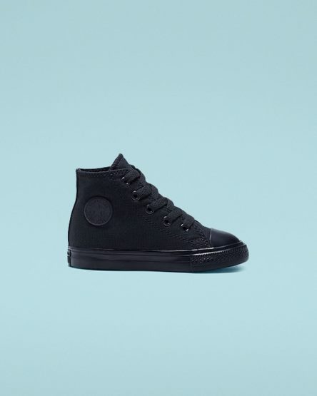 Zapatillas Altas Converse Chuck Taylor All Star Classic Niña Negras | PE 2PWE54